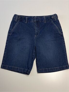 Vintage Jessica Sport Ladies Dark Wash Denim Bermuda Shorts - Size 8